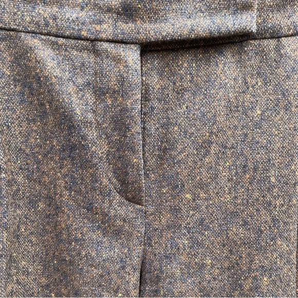 MaxMara Wool Silk Brown Tweed pants, size 44 - Picture 3 of 8